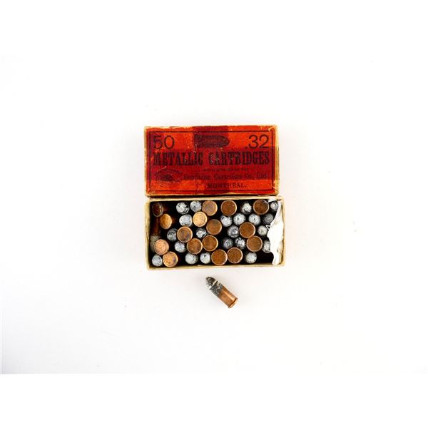 COLLECTIBLE DOMINION .32 SHORT RF AMMO LOT