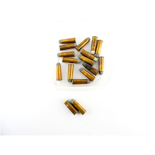 COLLECTIBLE ASSORTED DOMINION AND WRA .38-40 WIN AMMO LOT