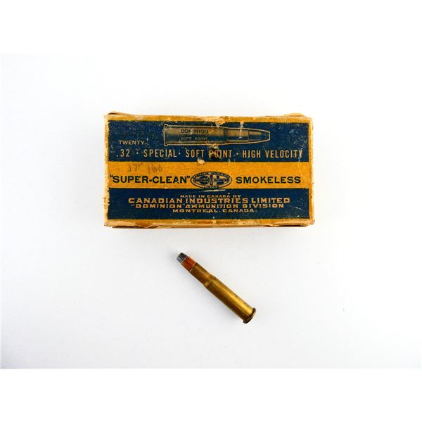 COLLECTIBLE DOMINION .32 SPL AMMO LOT