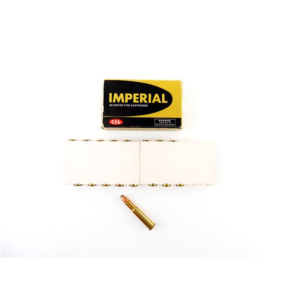 COLLECTIBLE IMPERIAL .32 WIN SPL AMMO AND NON-PRIMED BRASS CASE LOT