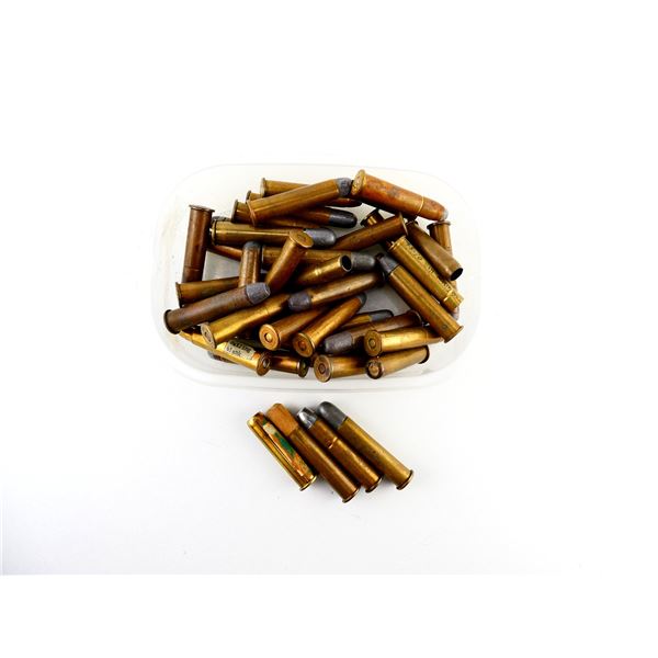COLLECTIBLE ASSORTED .45-70 GOVT AMMO / BLANKS AND WOODED BULLET LOT