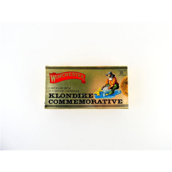 WINCHESTER KLONDIKE COMMEMORATIVE .30-30 WIN AMMO LOT