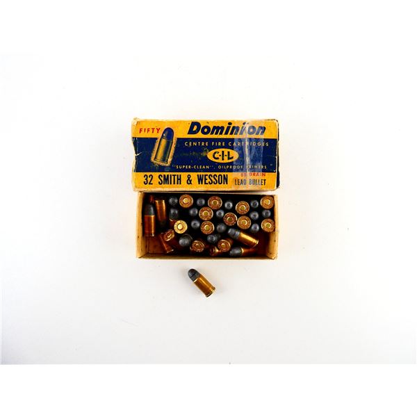 COLLECTIBLE DOMINION .32 S&W AMMO LOT