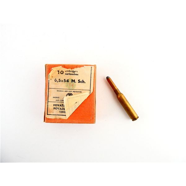 COLLECTIBLE ASSORTED 6.5X54 MANNLICHER-SCHOENAUER AMMO LOT