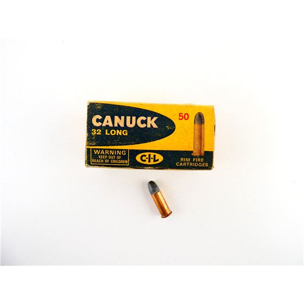COLLECTIBLE DOMINION .32 LONG AMMO LOT