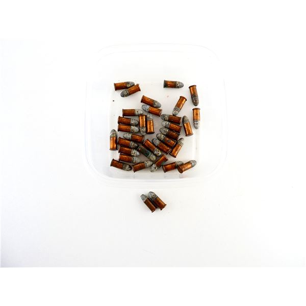 COLLECTIBLE ASSORTED .25 STEVENS SHORT AND .32 SHORT RF AMMO LOT