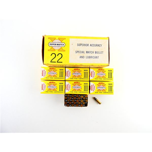 COLLECTIBLE WESTERN SUPER-MATCH MARK III .22 LR AMMO LOT