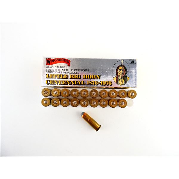 COLLECTIBLE WINCHESTER .44-40 WIN LITTLE BIG HORN CENTENNIAL 1876-1976 AMMO LOT