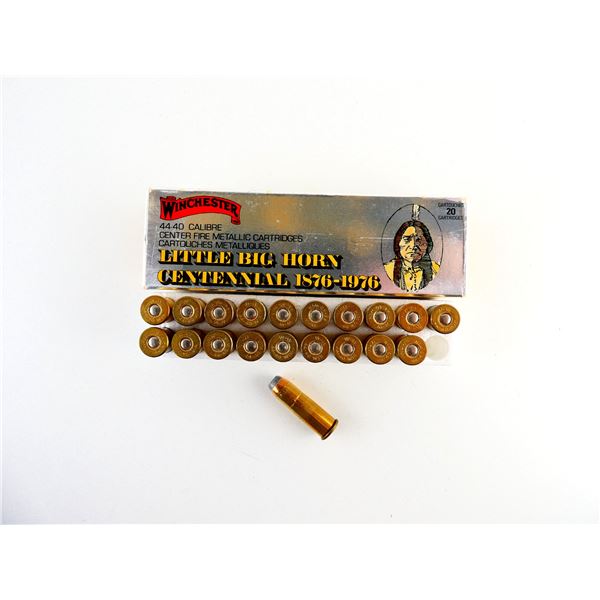 COLLECTIBLE WINCHESTER .44-40 WIN LITTLE BIG HORN CENTENNIAL 1876-1976 AMMO LOT