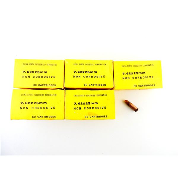 NORINCO 7.62X25MM AMMO LOT