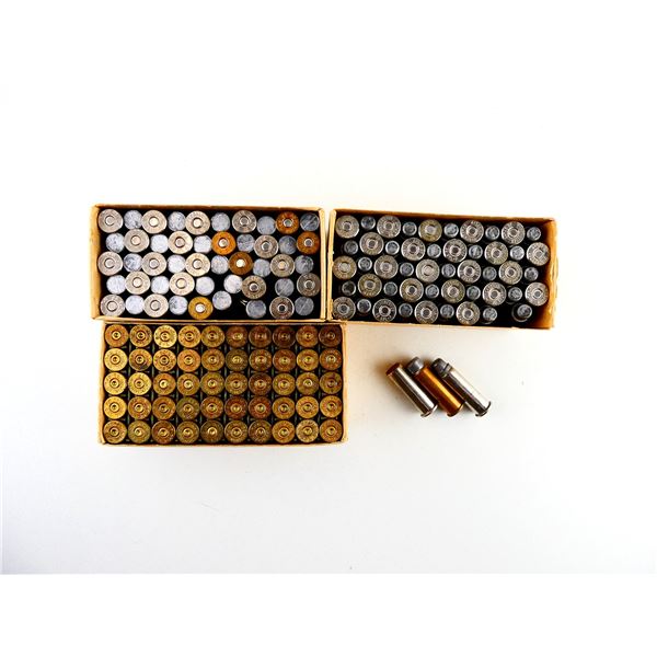 RELOADED ASSORTED .38 SPL AMMO AND NON-PRIMED BRASS CASES LOT