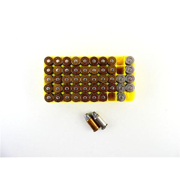 RELOADED ASSORTED .38 S&W AMMO LOT