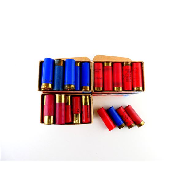 RELOADED ASSORTED 12 GAUGE 2 3/4" SHOT SHELL AMMO LOT