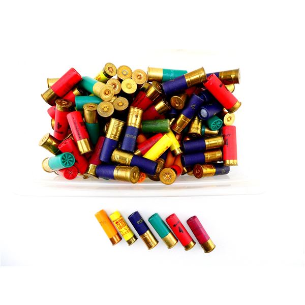 RELOADED ASSORTED 12 GAUGE 2 3/4" AND 20 GAUGE 2 3/4" SHOT SHELL AMMO LOT
