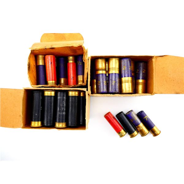 RELOADED ASSORTED 12 GAUGE AND 16 GAUGE 2 3/4" SHOT SHELL AMMO LOT