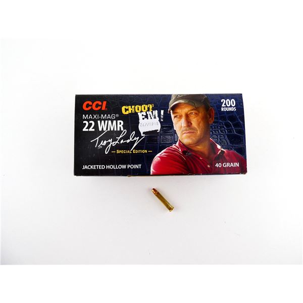 CCI TROY LANDRY SPECIAL EDITION MAXI-MAG .22 WMR AMMO LOT