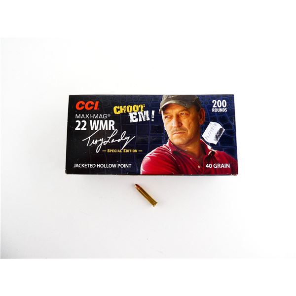 CCI TROY LANDRY SPECIAL EDITION MAXI-MAG .22 WMR AMMO LOT