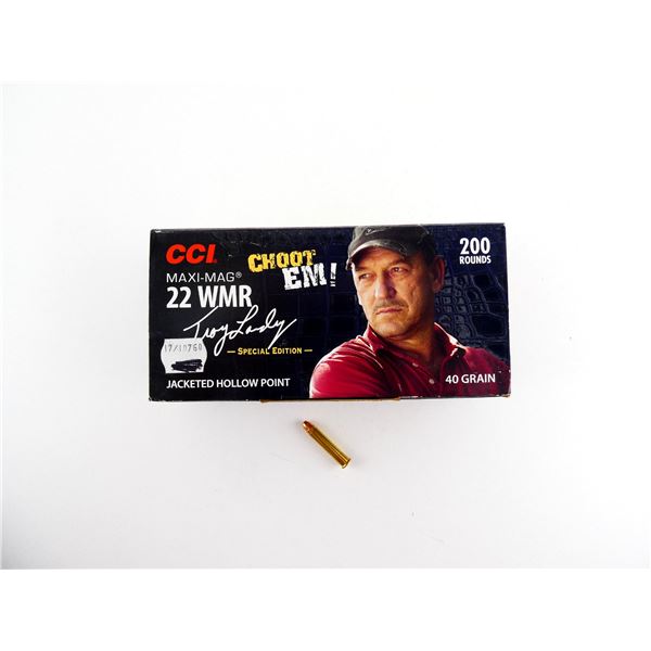CCI TROY LANDRY SPECIAL EDITION MAXI-MAG .22 WMR AMMO LOT