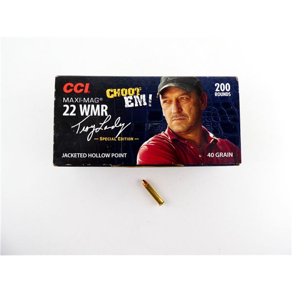 CCI TROY LANDRY SPECIAL EDITION MAXI-MAG .22 WMR AMMO LOT