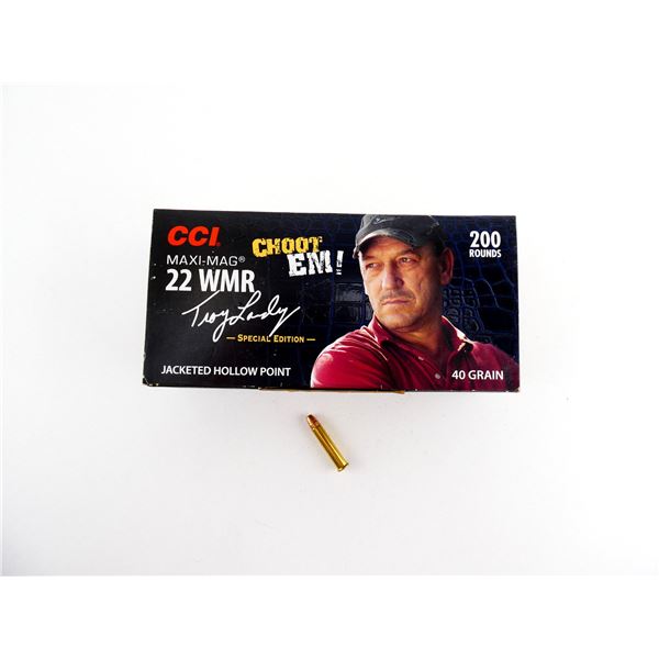 CCI TROY LANDRY SPECIAL EDITION MAXI-MAG .22 WMR AMMO LOT