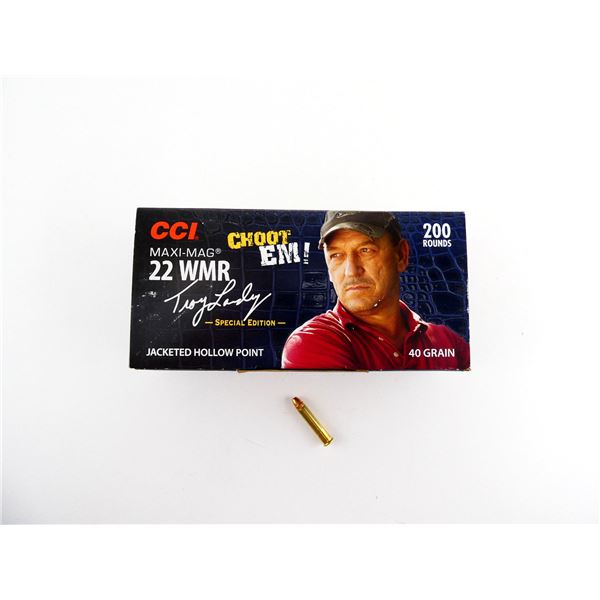 CCI TROY LANDRY SPECIAL EDITION MAXI-MAG .22 WMR AMMO LOT