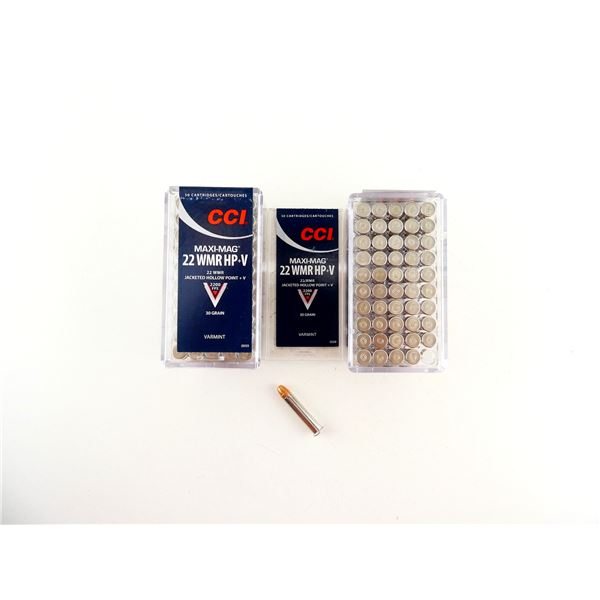 CCI MAXI-MAG .22 WMR HP+V AMMO LOT