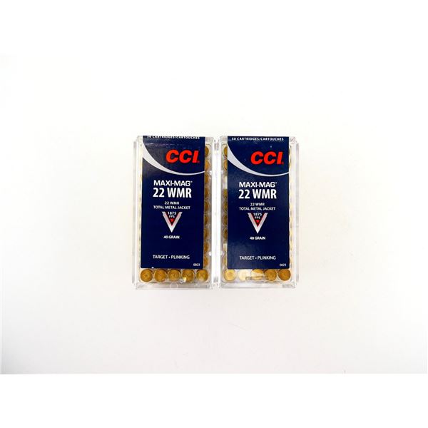 CCI MAXI-MAG .22 WMR AMMO LOT