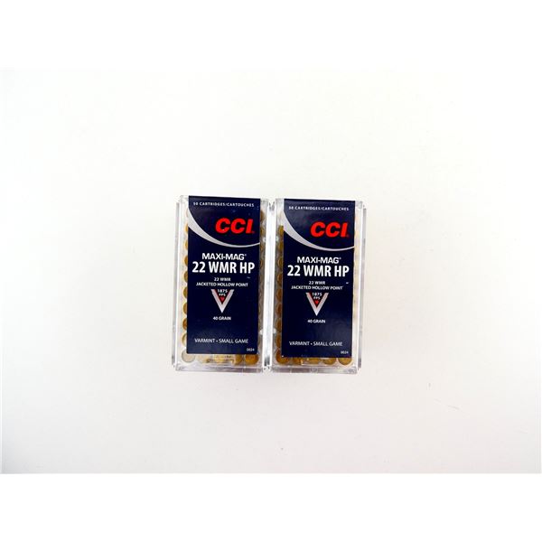 CCI MAXI-MAG .22 WMR AMMO LOT