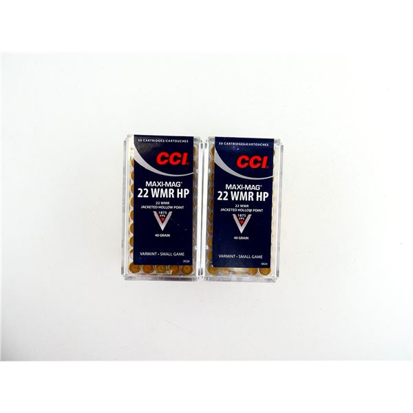 CCI MAXI-MAG .22 WMR AMMO LOT