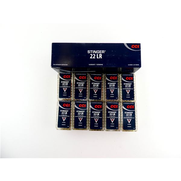 CCI STINGER .22 LR AMMO LOT