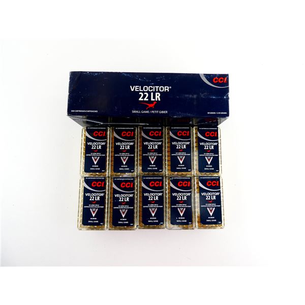 CCI VELOCITOR .22 LR AMMO LOT