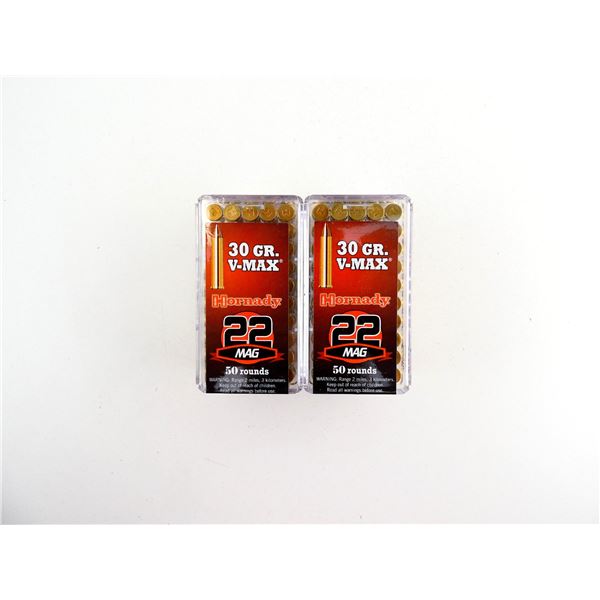 HORNADY .22 MAG AMMO LOT