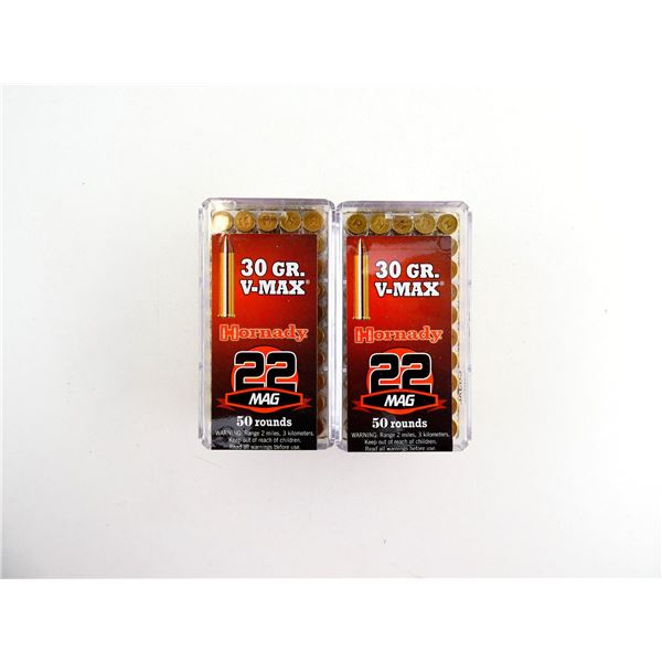 HORNADY .22 MAG AMMO LOT