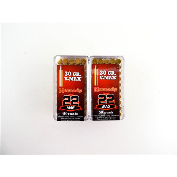 HORNADY .22 MAG AMMO LOT