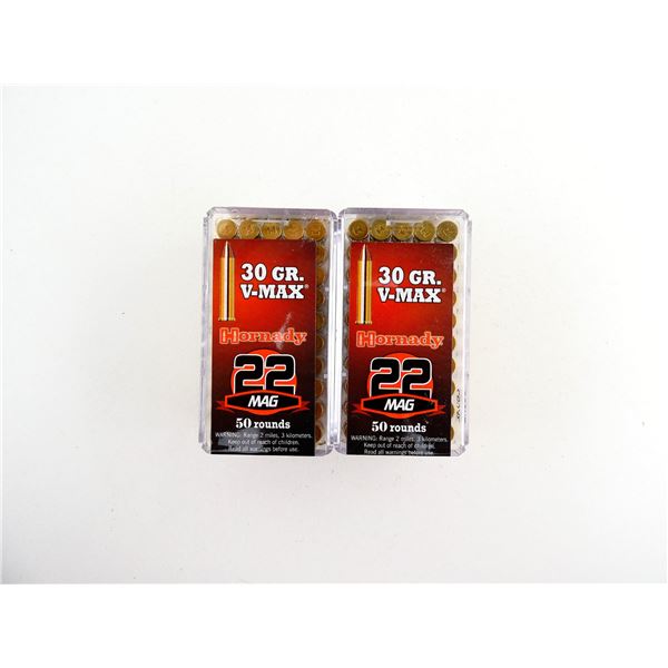 HORNADY .22 MAG AMMO LOT