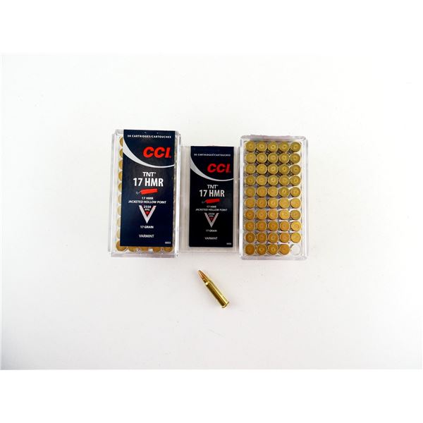 CCI TNT .17 HMR AMMO LOT