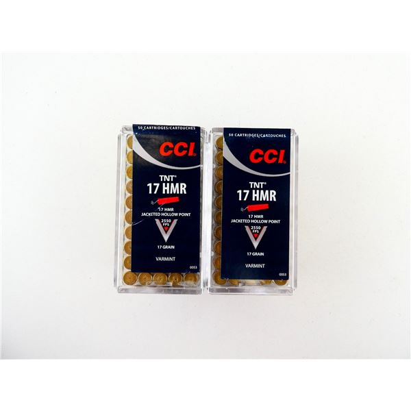 CCI TNT .17 HMR AMMO LOT