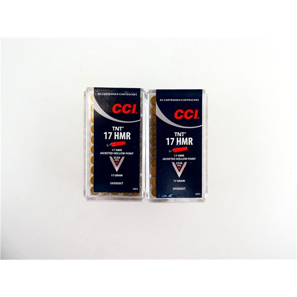 CCI TNT .17 HMR AMMO LOT