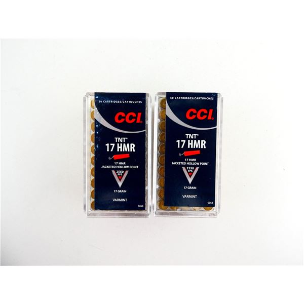 CCI TNT .17 HMR AMMO LOT