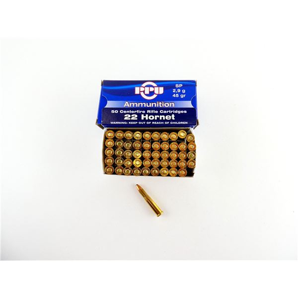 PPU .22 HORNET AMMO LOT