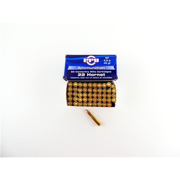 PPU .22 HORNET AMMO LOT