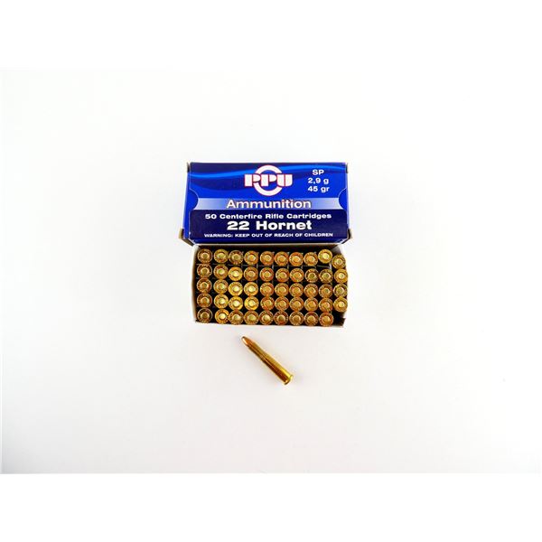 PPU .22 HORNET AMMO LOT