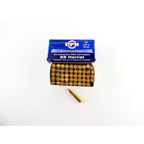 PPU .22 HORNET AMMO LOT