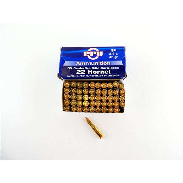 PPU .22 HORNET AMMO LOT