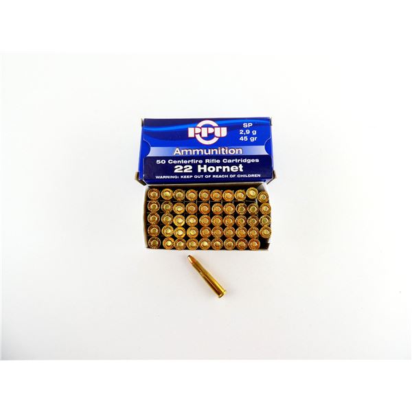 PPU .22 HORNET AMMO LOT