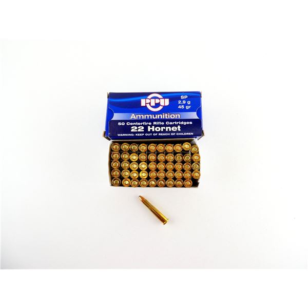 PPU .22 HORNET AMMO LOT