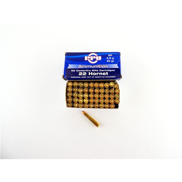 PPU .22 HORNET AMMO LOT