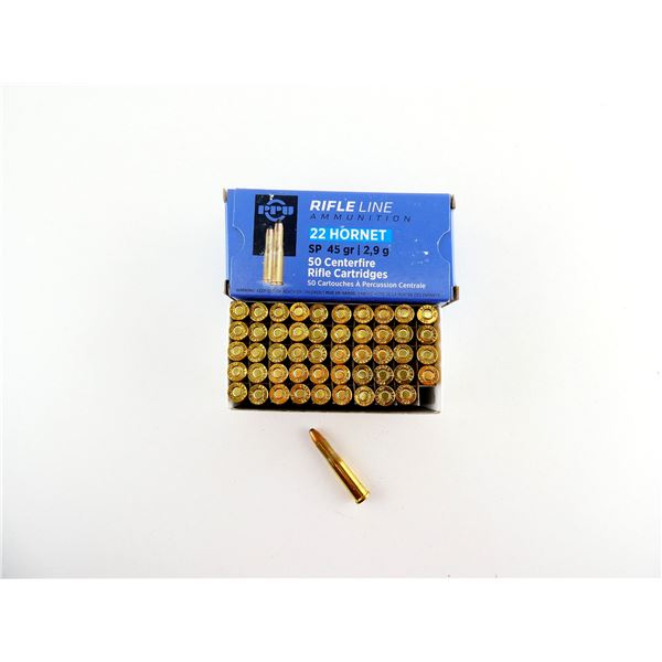 PPU .22 HORNET AMMO LOT