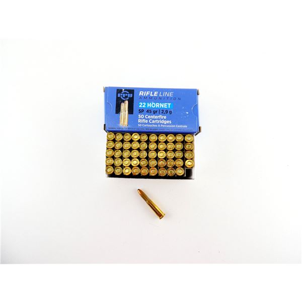 PPU .22 HORNET AMMO LOT