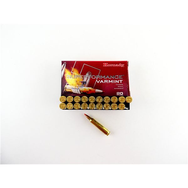HORNADY SUPERFORMANCE VARMINT .204 RUGER AMMO LOT